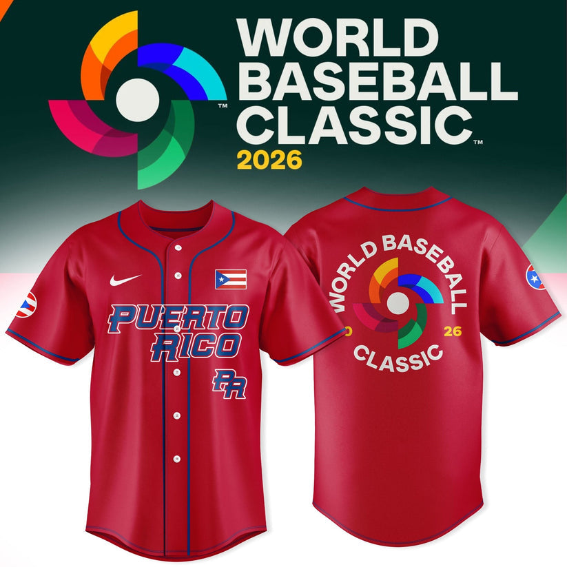 Puerto Rico Baseball 2026 World Baseball Classic Jersey Limited