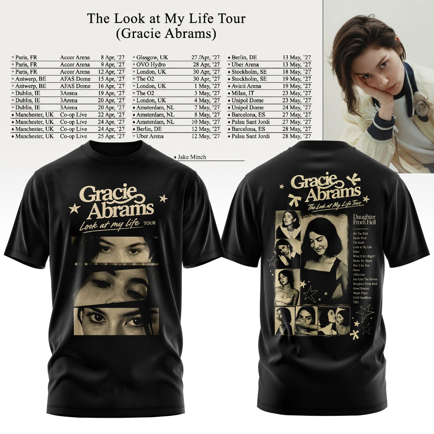 The Look at My Life Tour Edition Tshirt