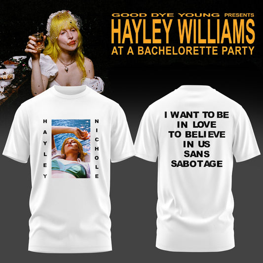 Hayley Williams At A Bachelorette Party Limited Tshirt