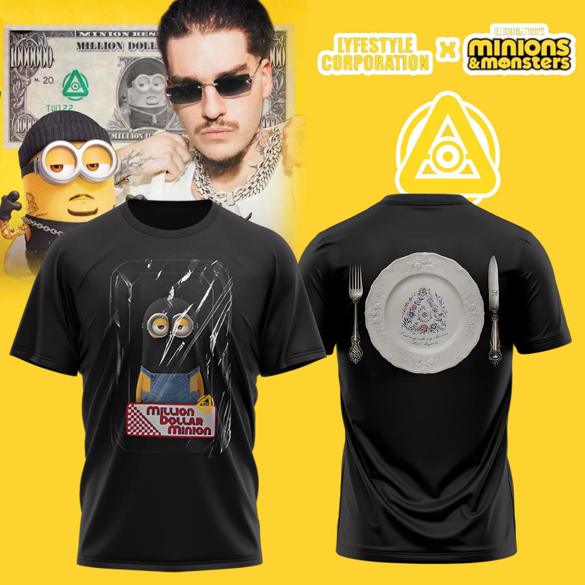 .LYFESTYLE CORPORATION X MINIONS & MONSTERS TShirt