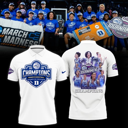 Duke Blue Devils 2026 ACC Women’s Basketball Tournament Champions Limited Edition Shirt