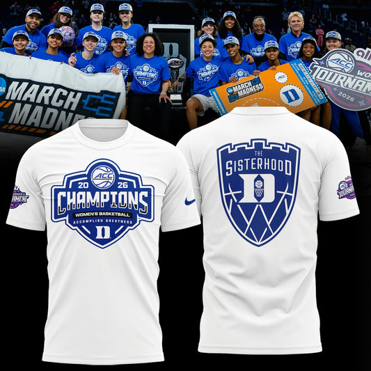 Duke Blue Devils 2026 ACC Women’s Basketball Tournament Champions Limited Edition Shirt