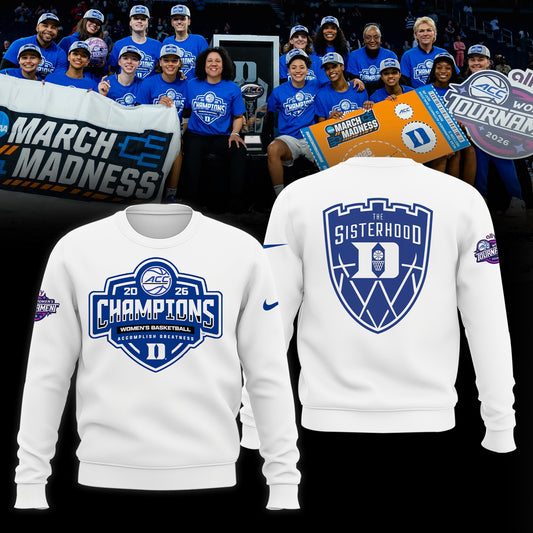 Duke Blue Devils 2026 ACC Women’s Basketball Tournament Champions Limited Edition Shirt