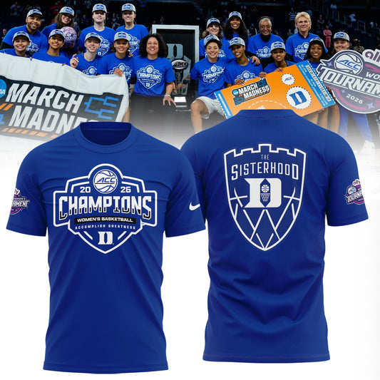 Duke Blue Devils 2026 ACC Women’s Basketball Tournament Champions Limited Edition Shirt