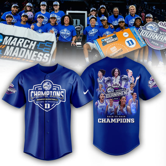 Duke Blue Devils 2026 ACC Women’s Basketball Tournament Champions Limited Edition Shirt