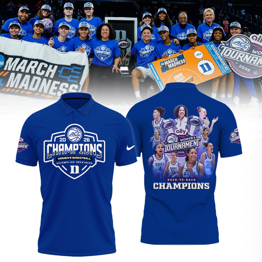 Duke Blue Devils 2026 ACC Women’s Basketball Tournament Champions Limited Edition Shirt