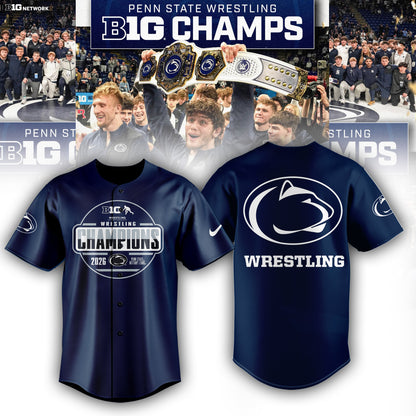 Penn State Nittany Lions 2026 Big Ten Men’s Wrestling Tournament Champions Limited Edition Shirt