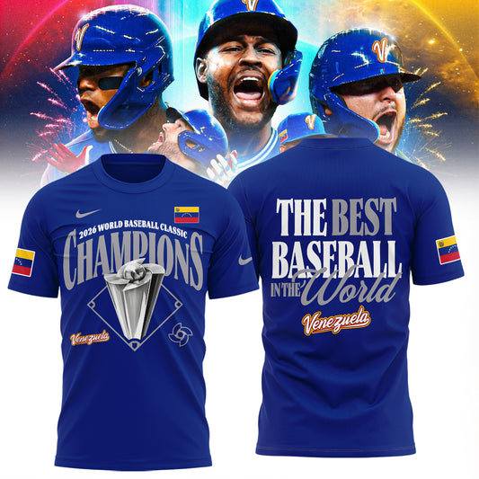 Team Venezuela 2026 World Baseball Classic Champions Limited Edition Shirt