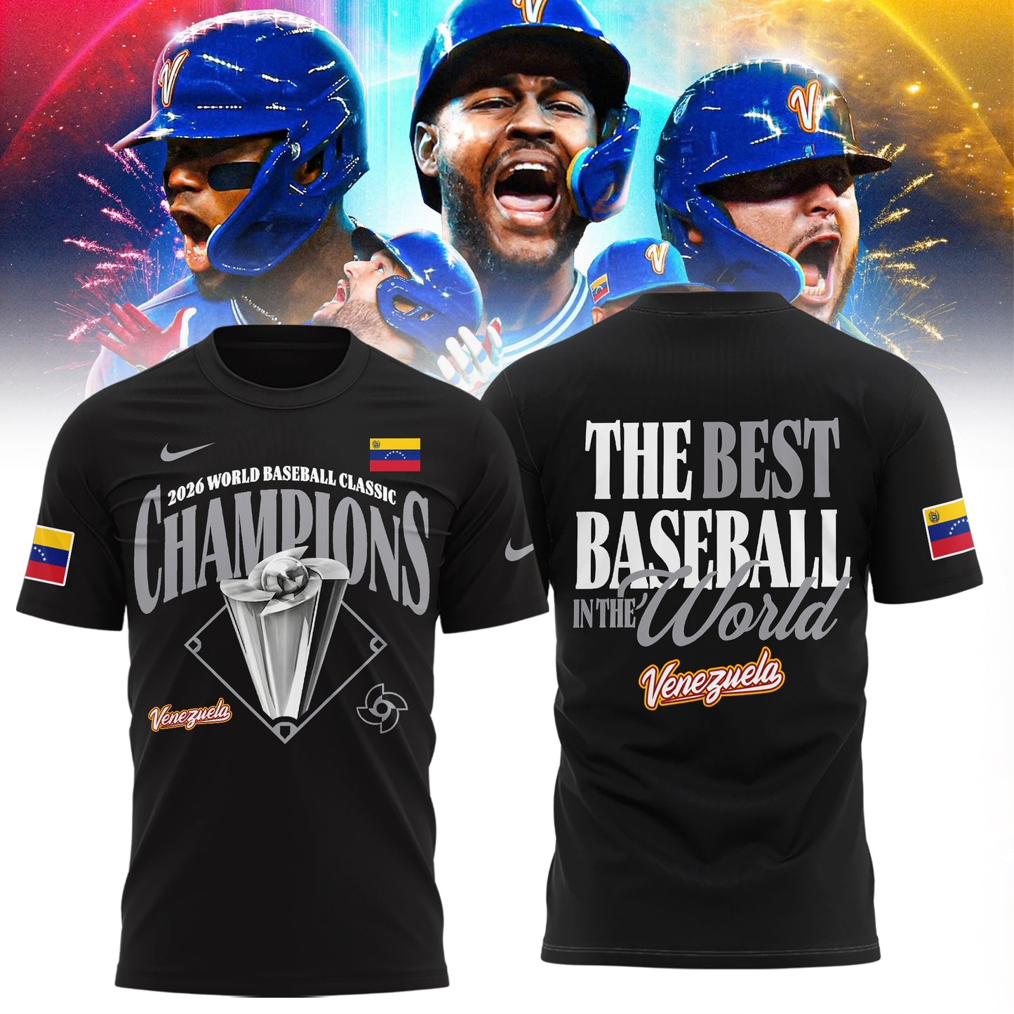 Team Venezuela 2026 World Baseball Classic Champions Limited Edition Shirt