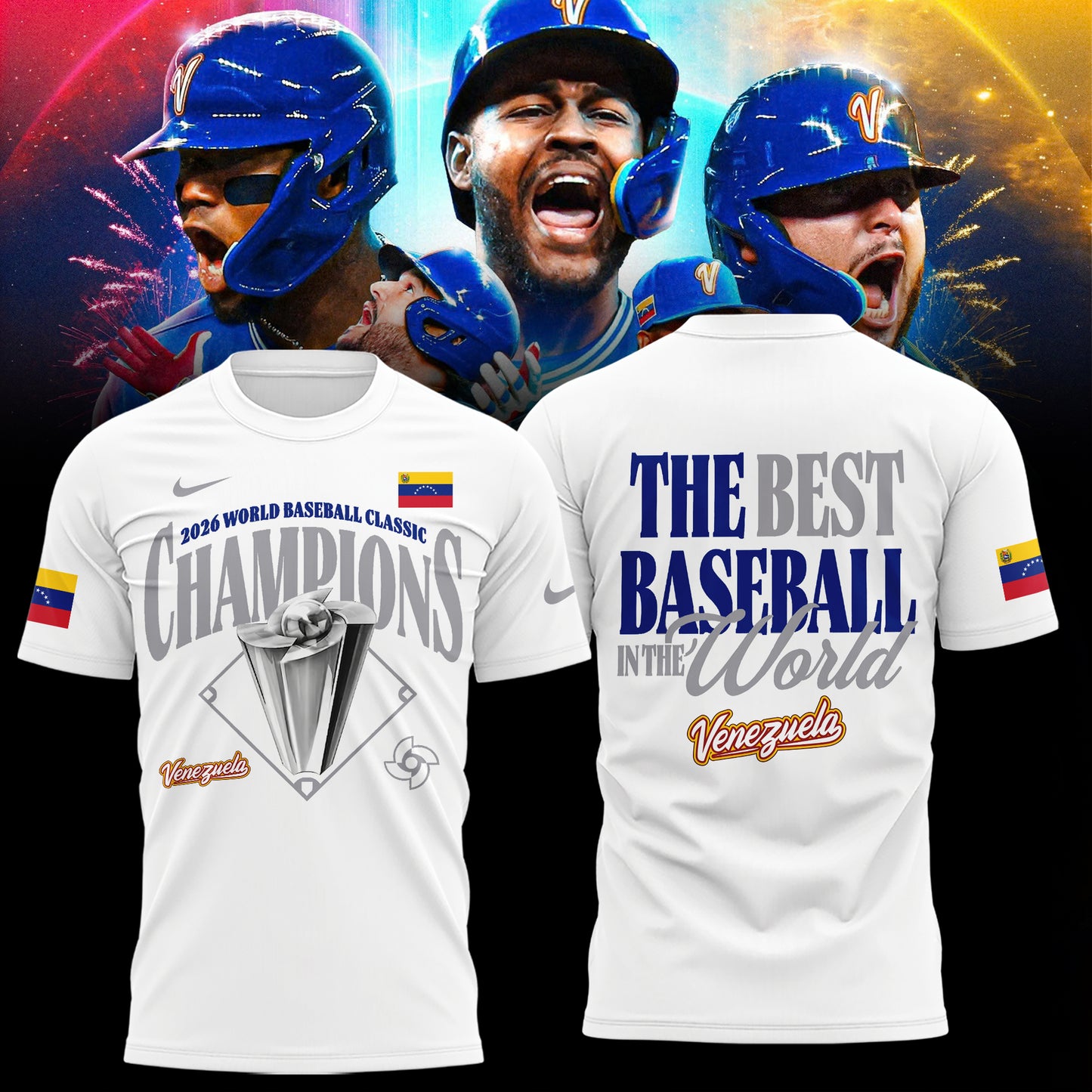 Team Venezuela 2026 World Baseball Classic Champions Limited Edition Shirt