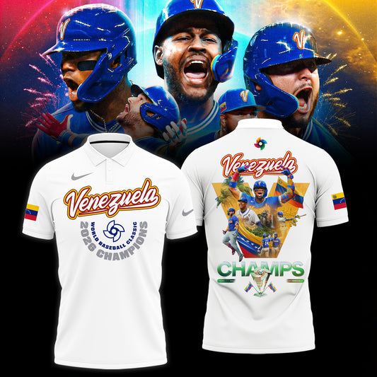 🏆️🏆️🏆 Venezuela Baseball World Baseball Classic Champions Polo
