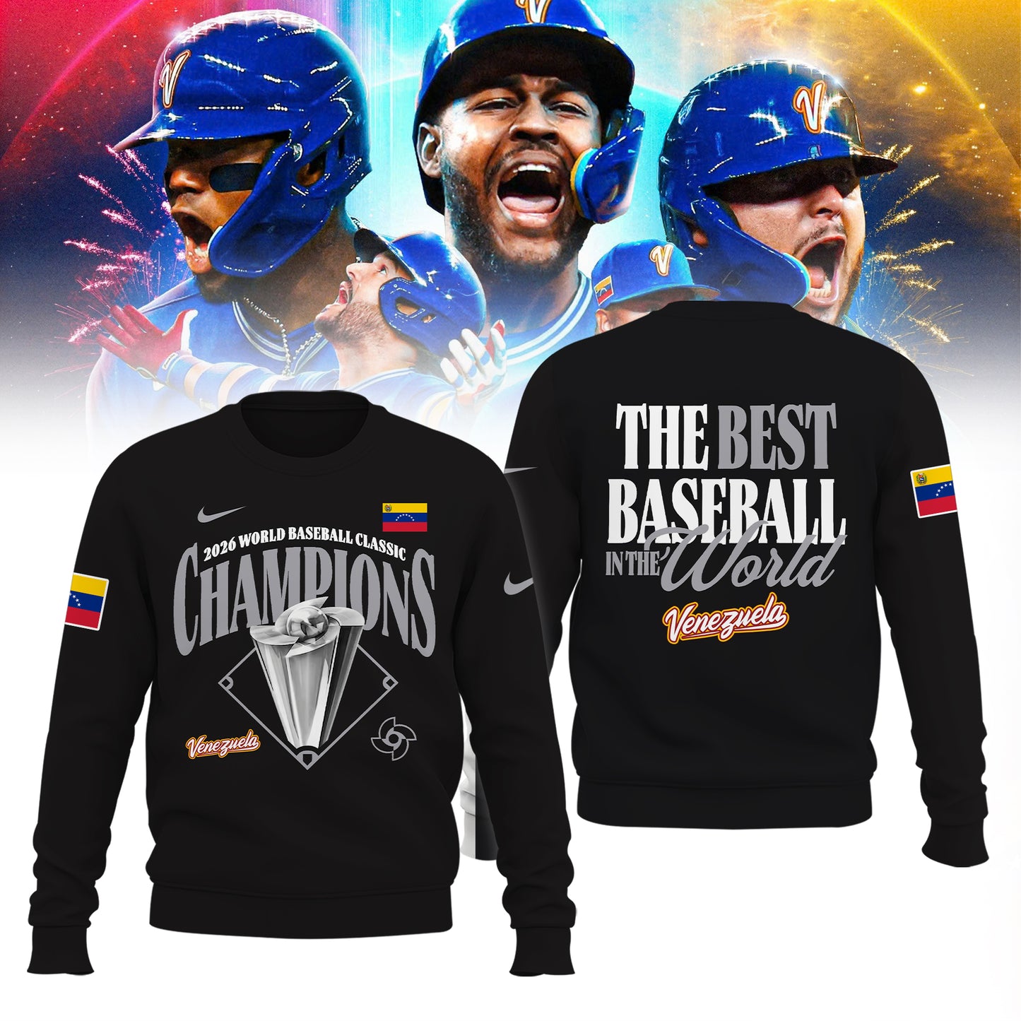 Venezuela Baseball 2026 World Baseball Classic Sweater