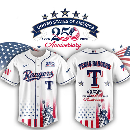 Full Team Baseball 250th Anniversary United States Semiquincentennial Special Jersey