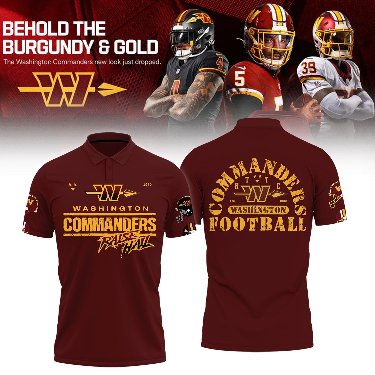 Limited Edition W.Commanders Franchise Focus Club Shirt