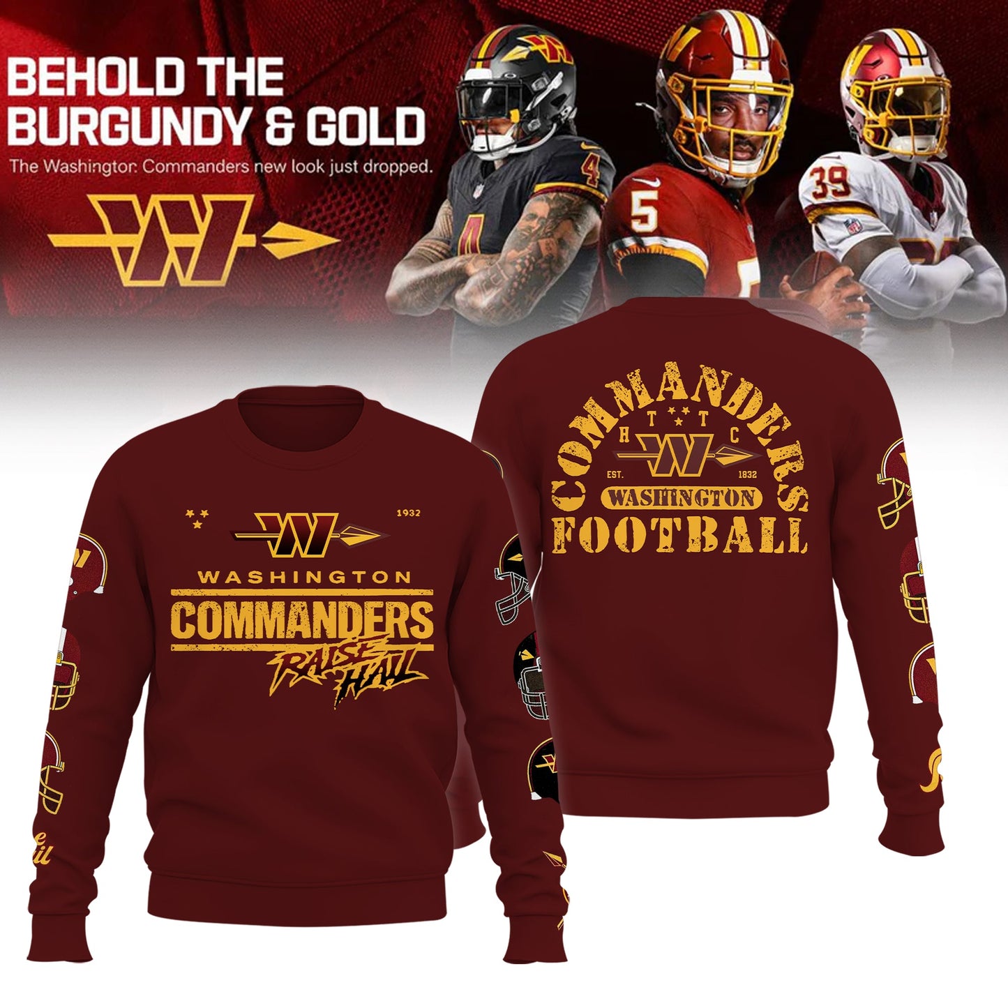 Limited Edition W.Commanders Franchise Focus Club Shirt