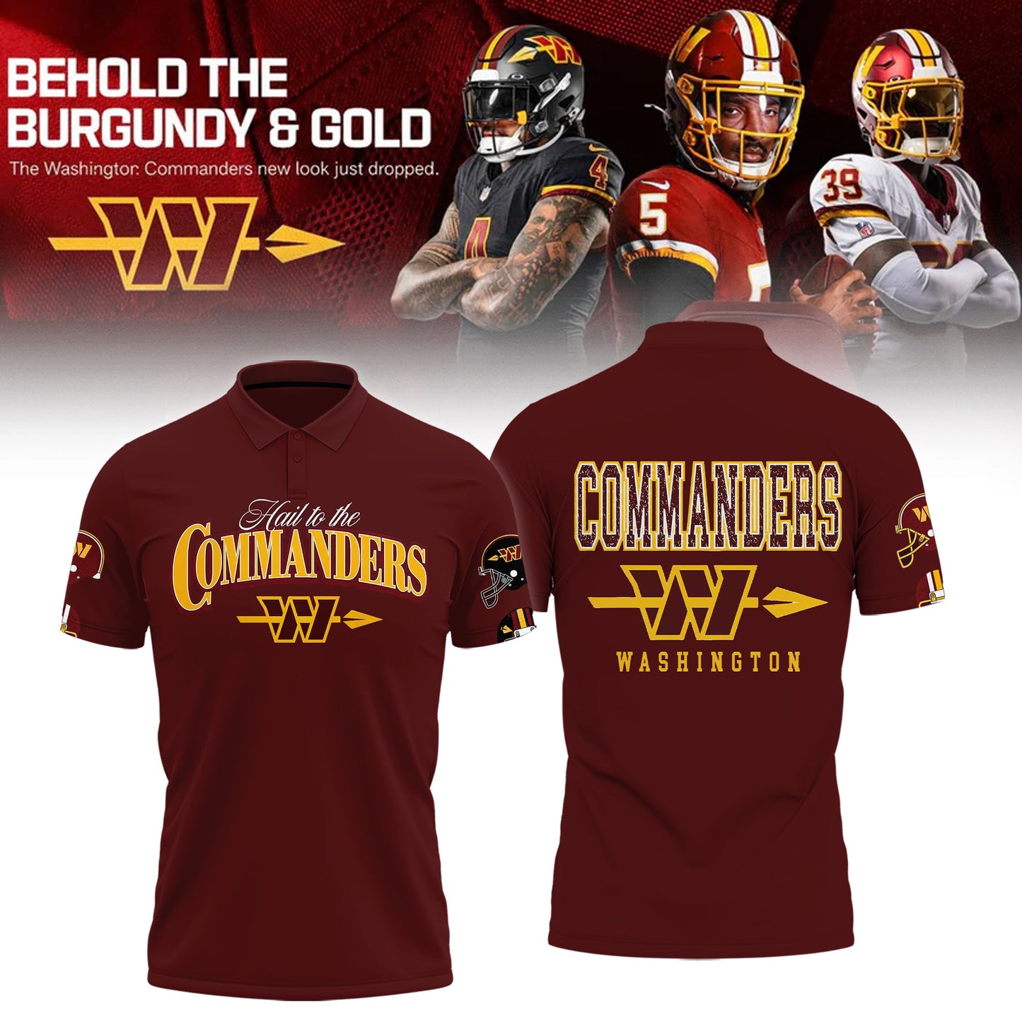 Limited Edition W.Commanders Franchise Focus Club Shirt