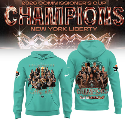 Liberty 🗽2026 Commissioner’s Cup Champions 🏀🏆 Hoodie