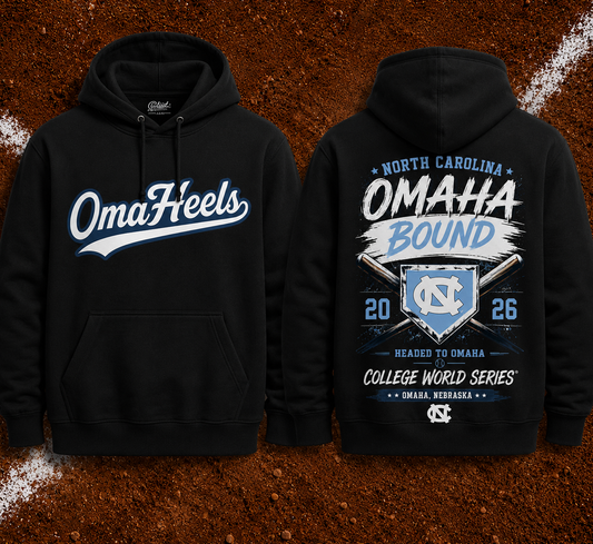 OmaHeels – Headed to Omaha – 2026 NCAA Baseball Men’s College World Series Hoodie