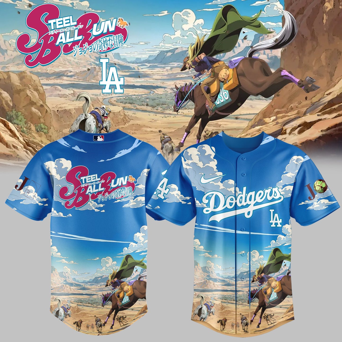 ALL TEAMS x Steel Ball Run Limited Jersey
