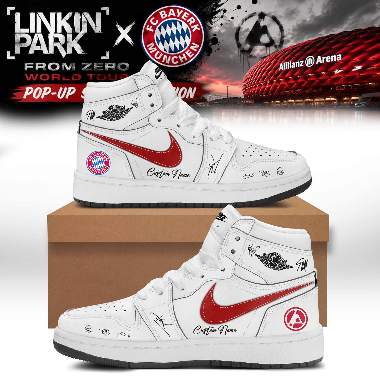 Linkin Park x FC Bayern München Shoes 13