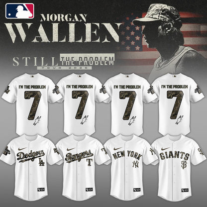 Morgan Wallen Still Problem Tour Jersey