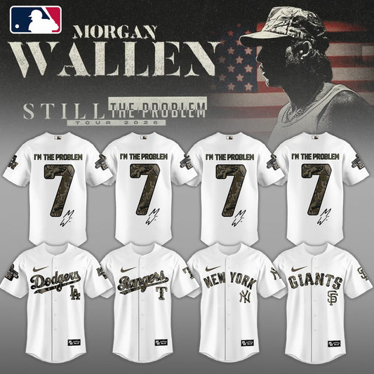 Morgan Wallen Still Problem Tour Jersey