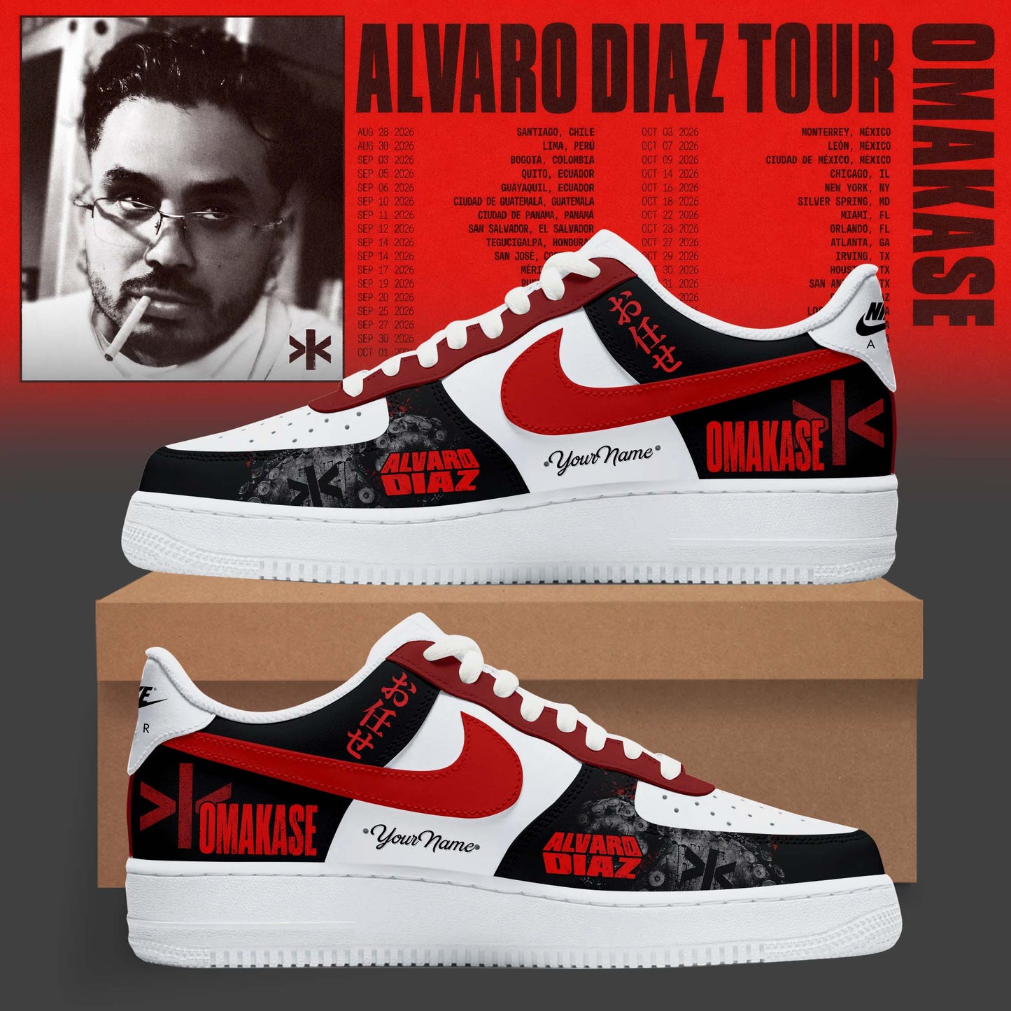 Álvaro Díaz Omakase 2026 Tour Merch