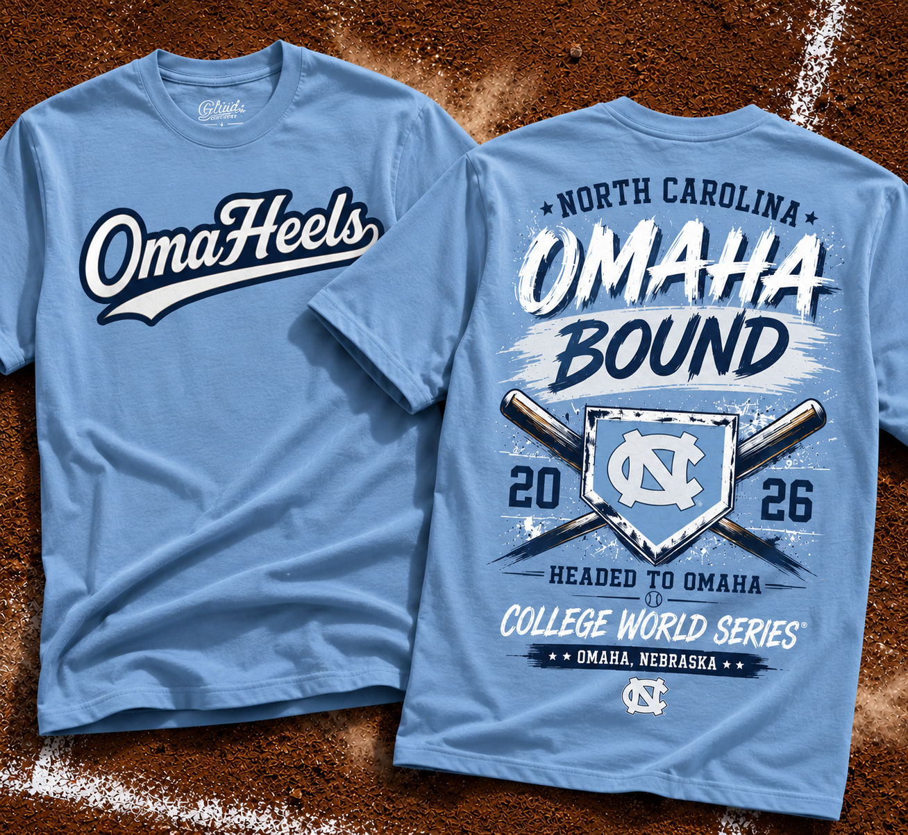 OmaHeels – Headed to Omaha – 2026 NCAA Baseball Men’s College World Series T-Shirt