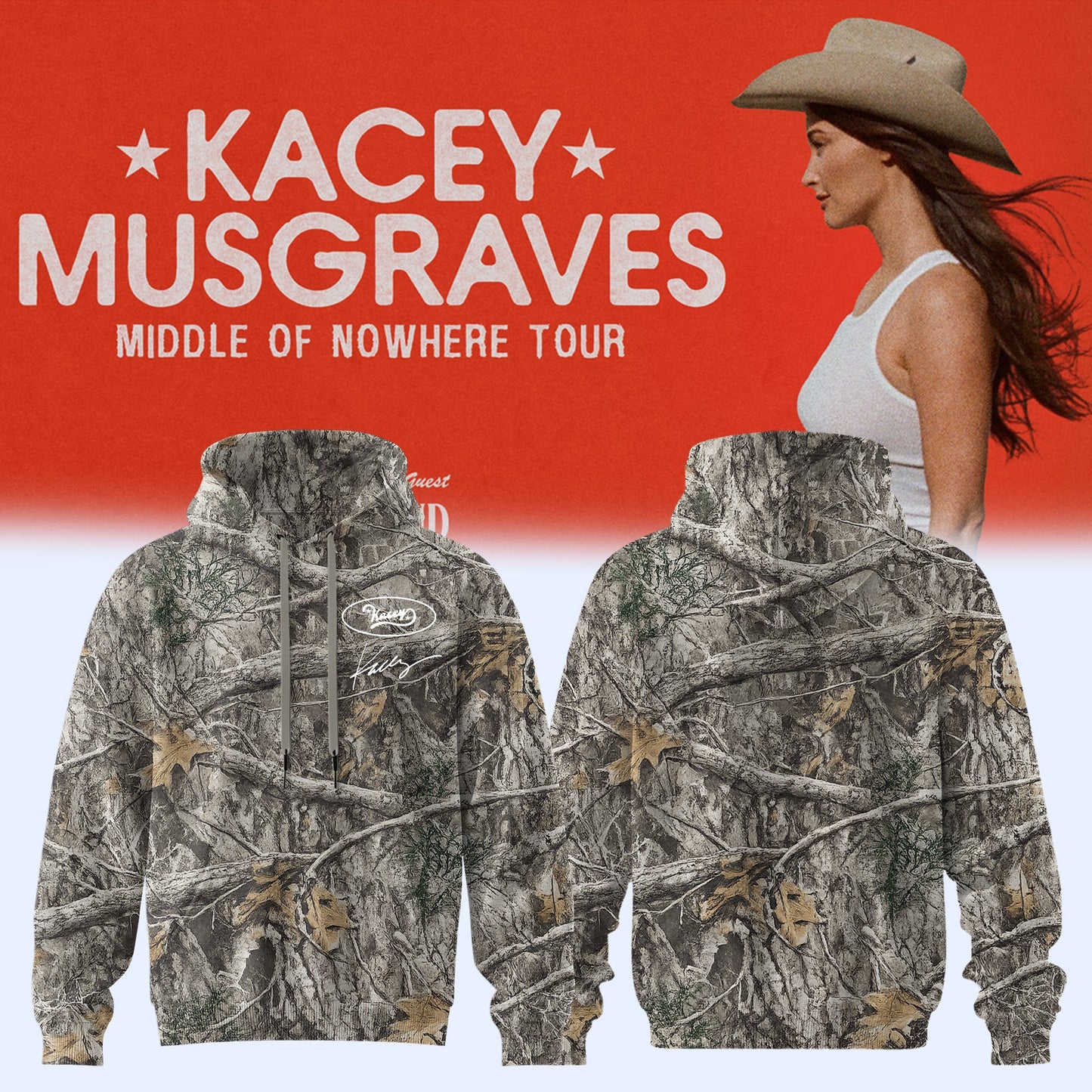 Kacey Musgraves Middle of Nowhere Tour Signed Hoodie