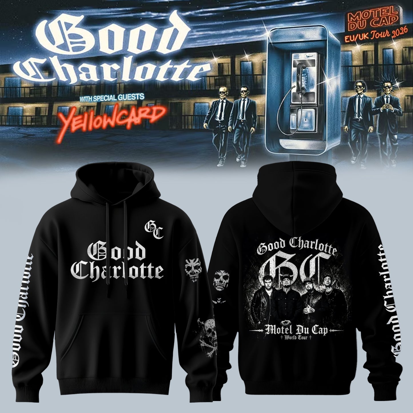 Motel Du Cap Band Photo Hoodie
