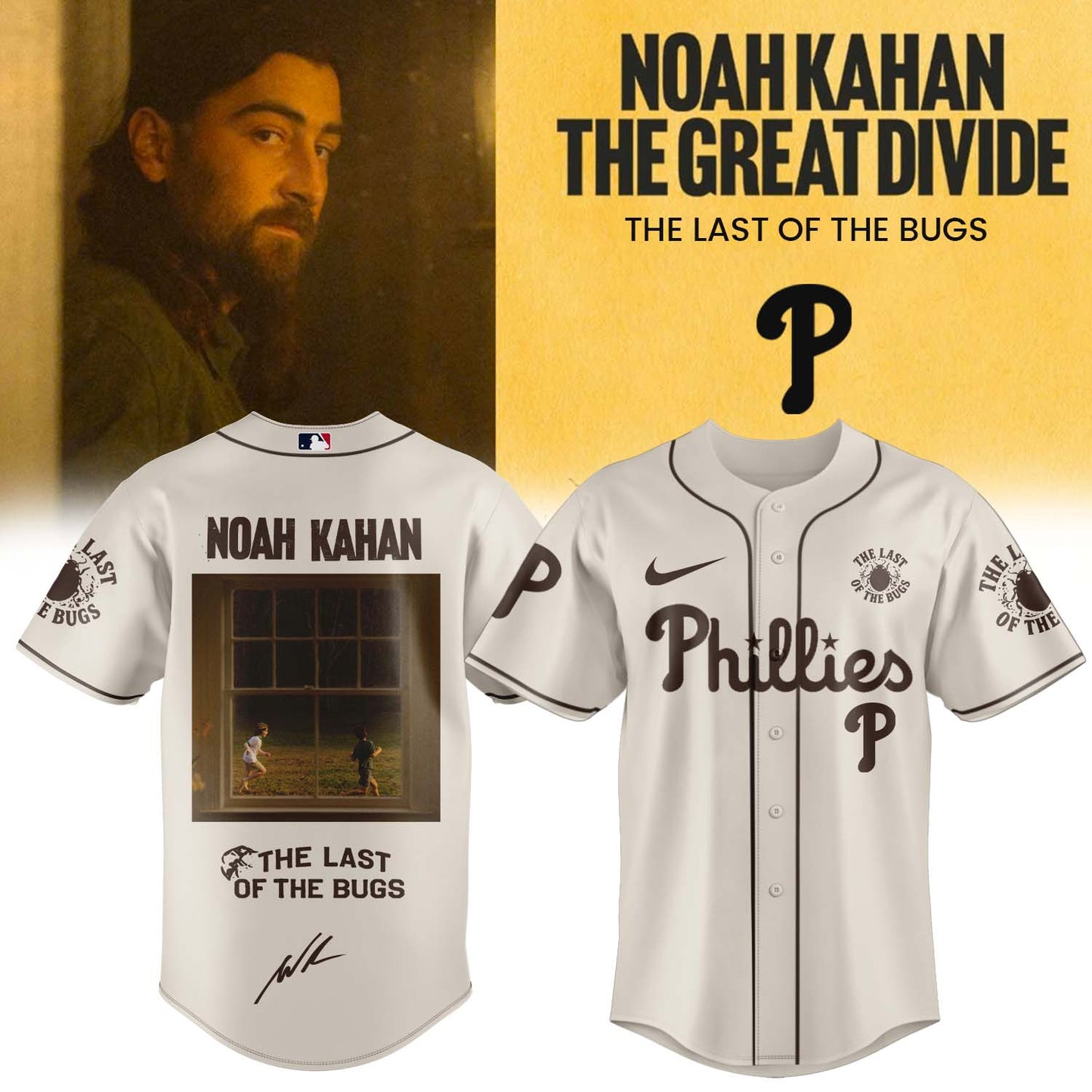 Noah Kahan “The Great Divide: The Last Of The Bugs” Album 2026 Limited Edition Signature – Jersey