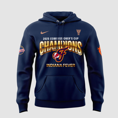 Indiana Fever 2025 WNBA Commissioner's Cup Champions Hoodie