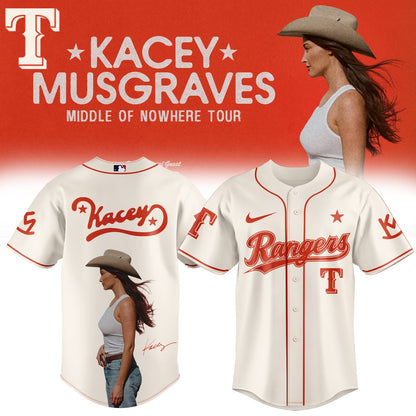 ,,Baseball X Kacey Musgraves Middle of Nowhere Tour Signed Jersey 1