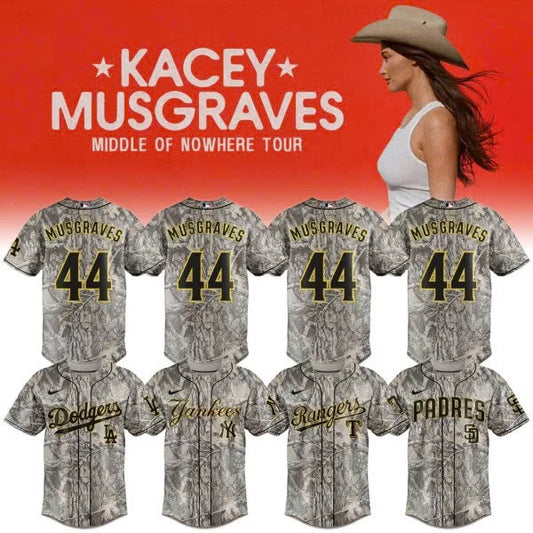 ,,Baseball X Kacey Musgraves Middle of Nowhere Tour Signed Jersey 4