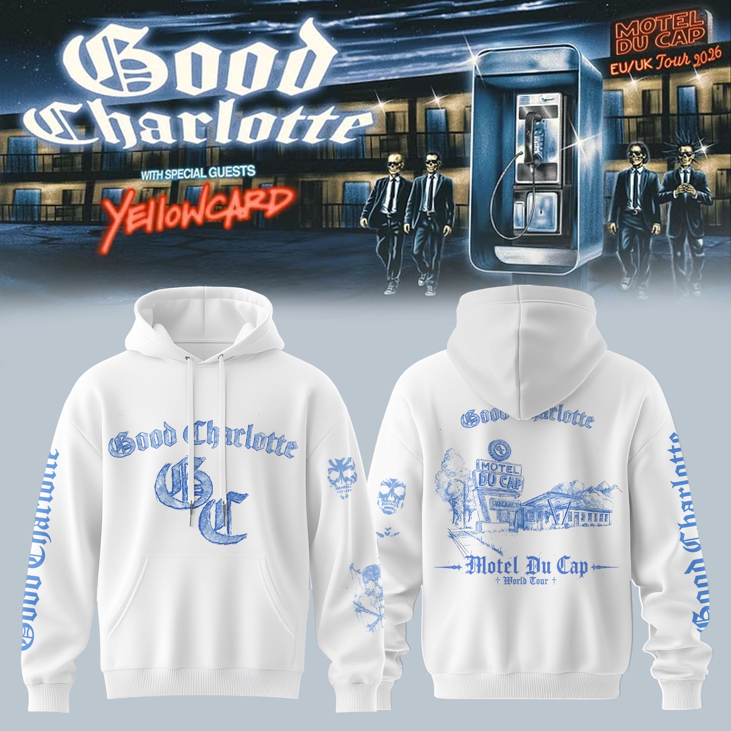 Motel Du Cap Band Photo Hoodie