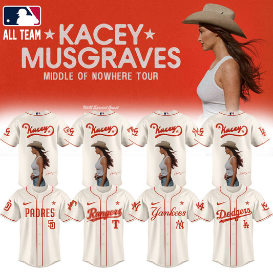 ,,Baseball X Kacey Musgraves Middle of Nowhere Tour Signed Jersey 1