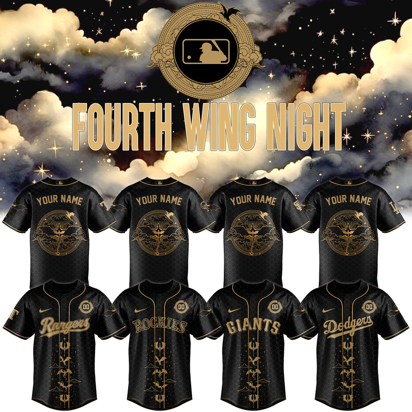 Baseball All Teams x Fourth Wing – Jersey (Custom Name&Custom Number)