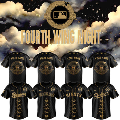 Baseball All Teams x Fourth Wing – Jersey (Custom Name&Custom Number)