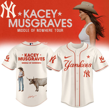 ,,Baseball X Kacey Musgraves Middle of Nowhere Tour Signed Jersey 3