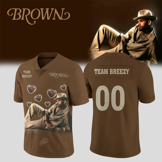 _.CHRIS BROWN’S BROWN ALBUM Jersey (Custom Number)