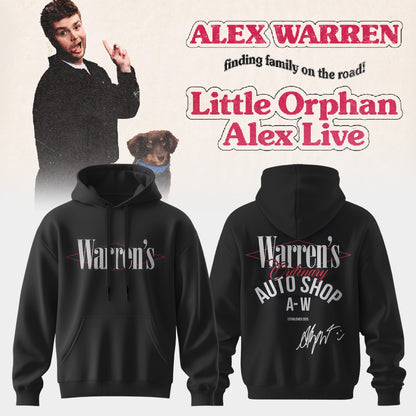 ,Alex Warren’s “Little Orphan Alex” Tour Hoodie
