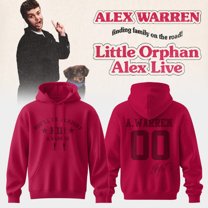 ,Alex Warren’s “Little Orphan Alex” Tour Hoodie