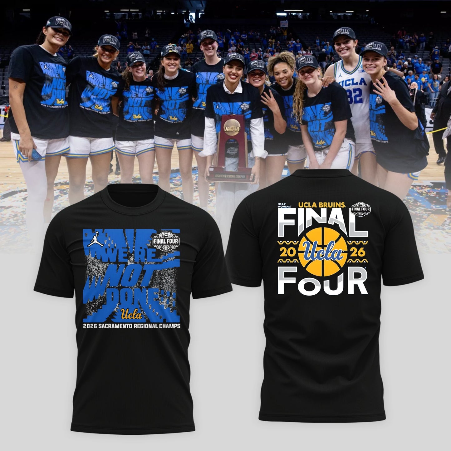 UCLA 2026 Women’s Basketball Five Four Tshirt Limited Edition