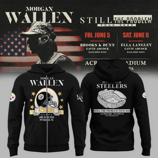 🔥 MW x Pittsburgh Stadium Tour 2026 Limited Edition Zip Hoodie