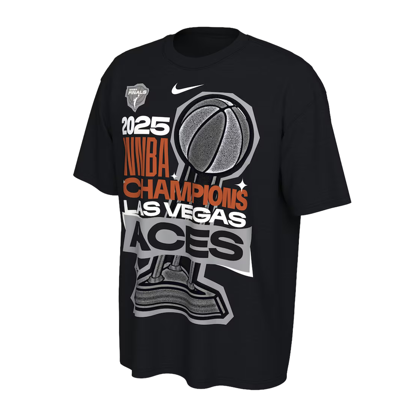 Exclusive Release T-Shirt Las Vegas Aces 2025 WNBA Finals Champions 2-Side Black