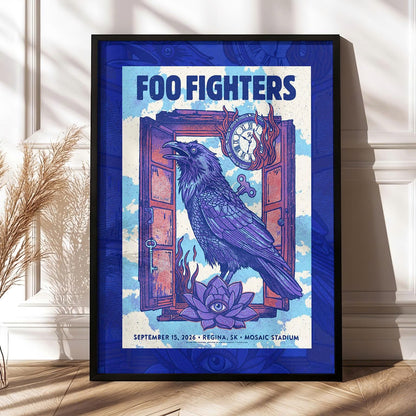 Foo Fighters Regina SK 2026 Event Poster