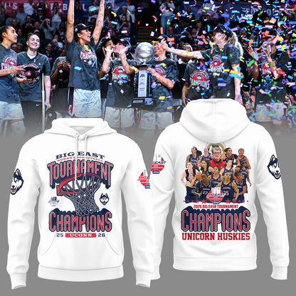 UConn Women’s Basketball 2026 BIG EAST Tournament Champions Hoodie