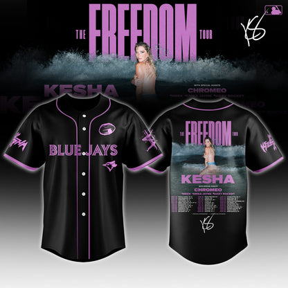 _ All Baseball Team x Kesha x The Freedom Tour 2026 Jersey Limited Edition