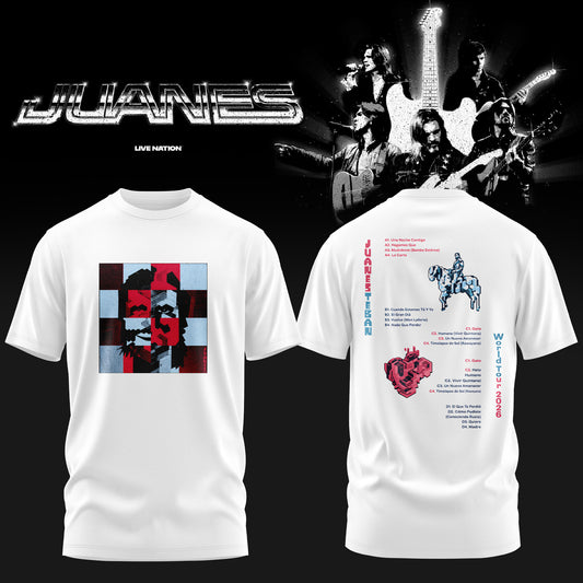 Juanes World Tour 2026 T-shirt