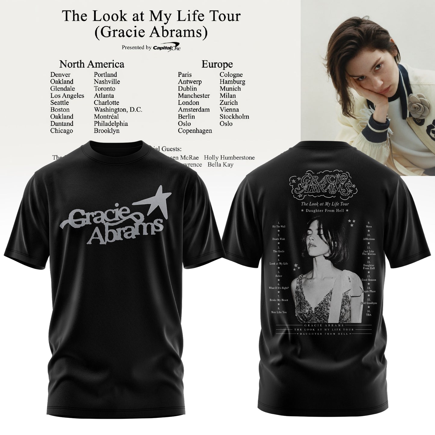 The Look at My Life Tour Edition Tshirt